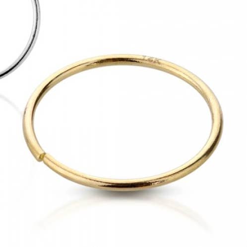 14 KARAT SOLID GOLD NOSE HOOP for wholesale by CRAVE
