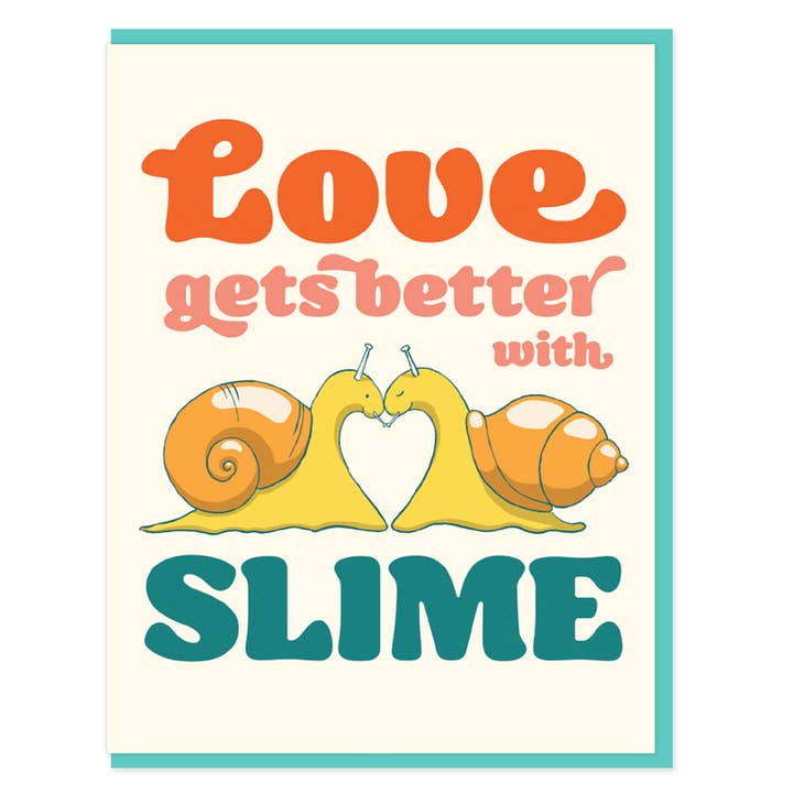Tarjeta Snail Love para venta al por mayor de Semi Sweet Press