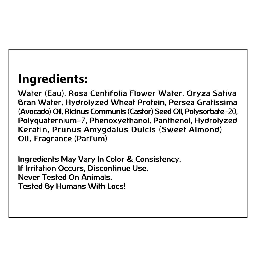 Made For Locs - Wholesale Hair Spray - Locs Rose-Water Refresher Spray | 8 oz9