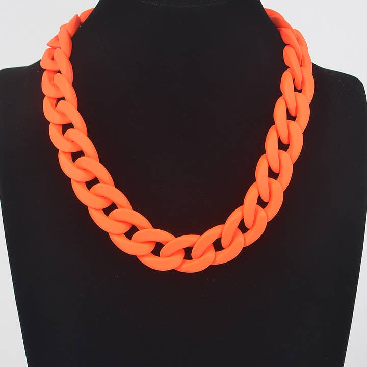 3AM BY H&D ACCESSORIES - Wholesale Link & Chain Necklace - Oversized Color Chain Necklace7