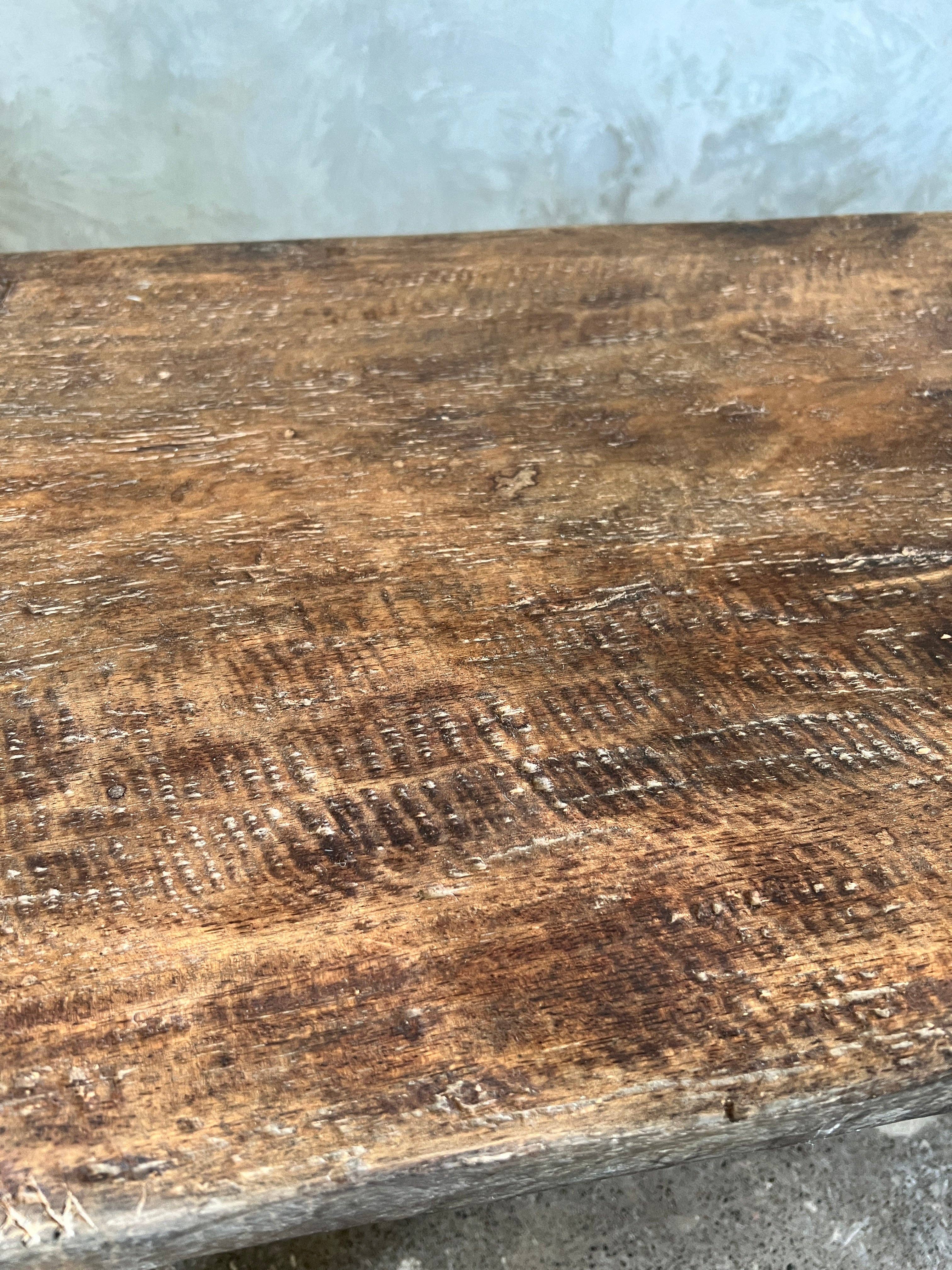 Office Objets - Wholesale Coffee Table - Large round coffee table in antique Asian teak L:2m W:50 H:5010