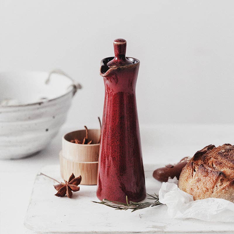 Gohobi （We cover U.S. import duties） - Venta al por mayor Dispensadores de aceite/vinagre - Botella de condimentos de cerámica japonesa Gohobi con cambio de horno9