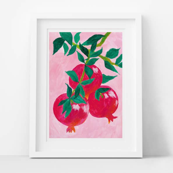 Un melograno sull'albero per la vendita all'ingrosso da parte di Berserk Prints