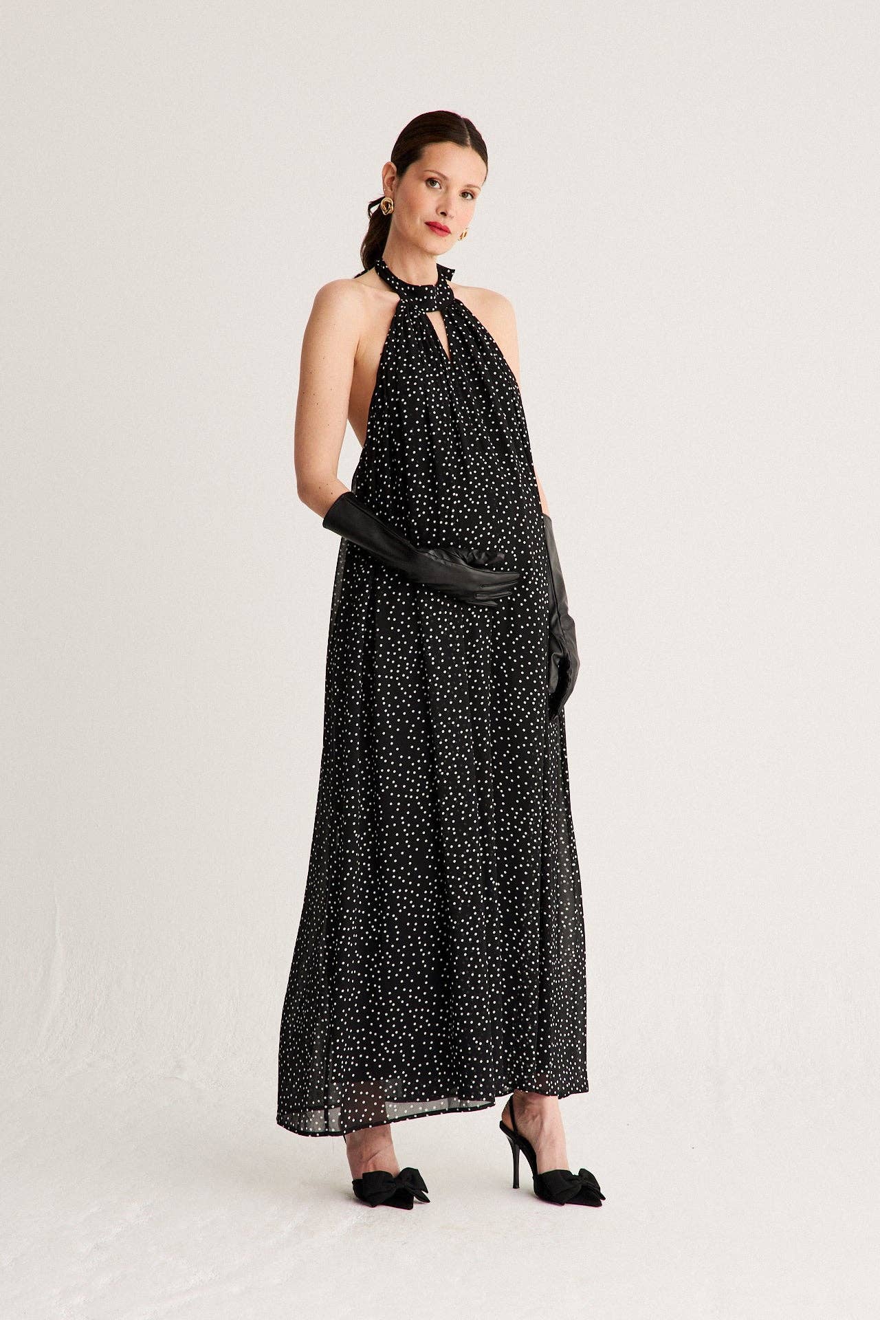 Bruna - Wholesale Handschoenen - Dames - Lange Zwarte Handschoenen · Madame ·2