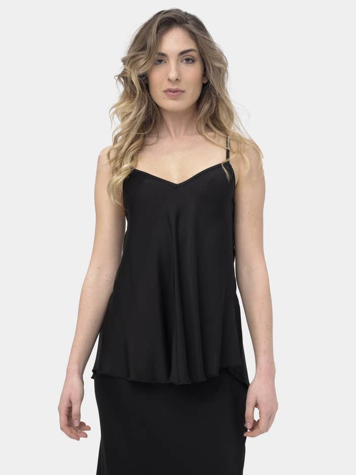 Silky Camisole Slip Top for wholesale by Baci & Amici Fashion - US Continental