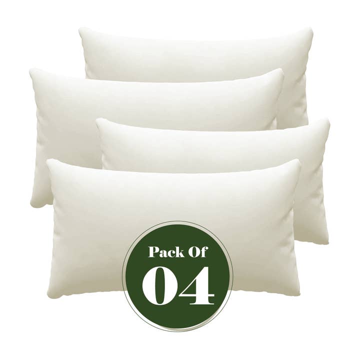 EV Dekor 100% Egyptian Cotton-4 Pack Pillowcases-Cream for wholesale by The Fitted Sheets