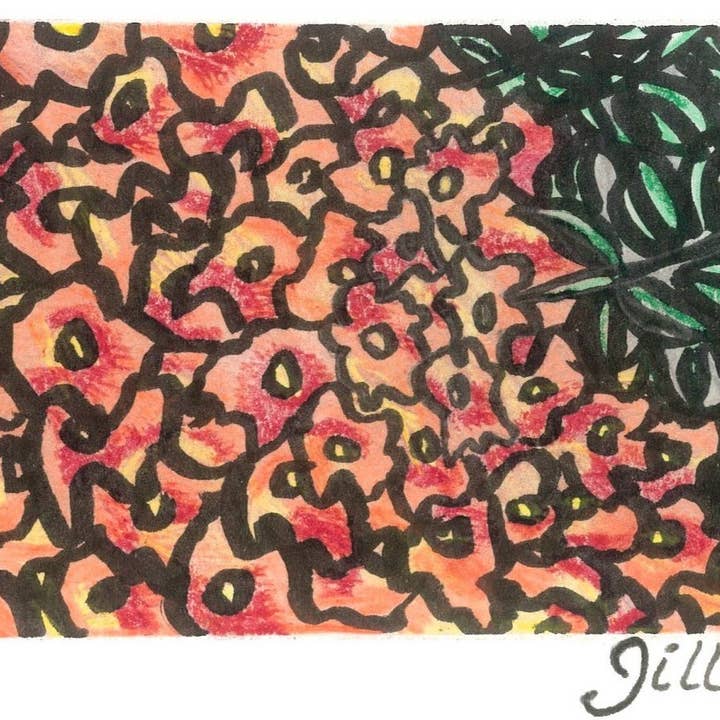 Card #8 Field of Flowers for wholesale by One Woman's Art by Jill