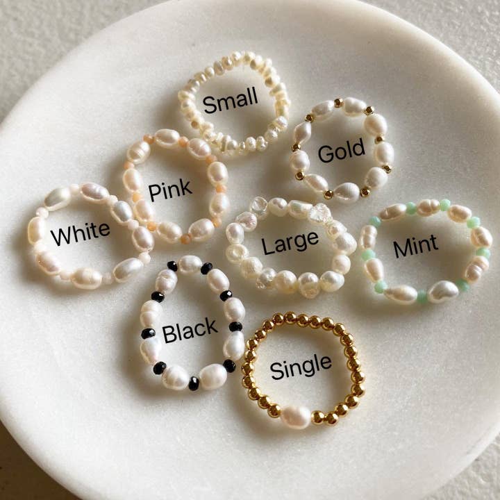 musthavemustget - Wholesale Band/Stacked Ring - Freshwater Pearl Rings1