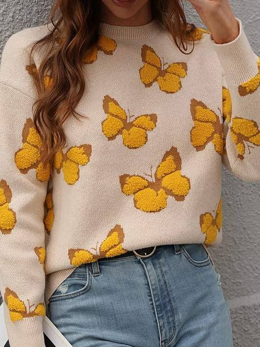Flarix - Wholesale Knit Sweater - Women's - butterfly knit sweater15