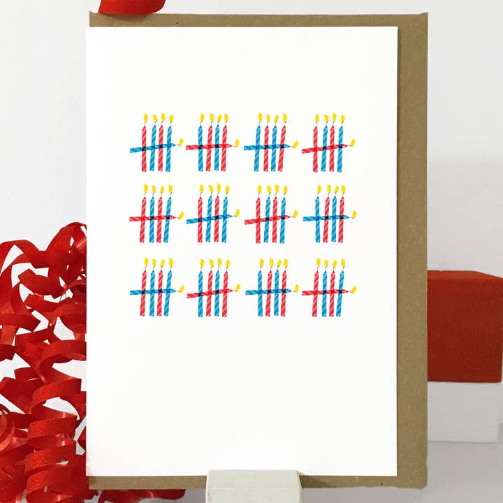 60th Birthday Card | Candle Card | Gender-Neutral Birthday for wholesale by Purpose & Worth etc