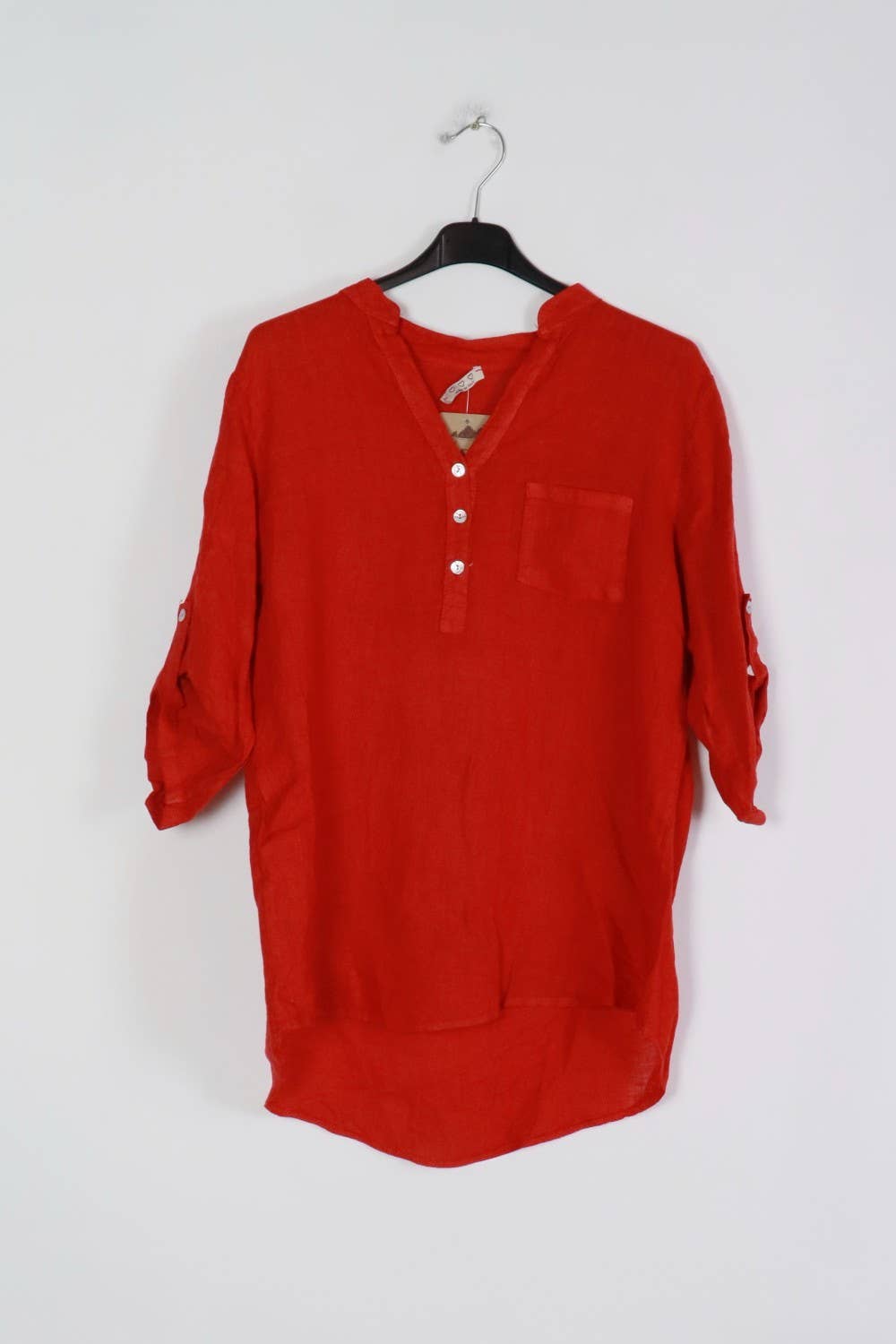 LÉA & LUC - Wholesale Button Down Shirt - Women's - 100% Linen Blouse REF. 636759