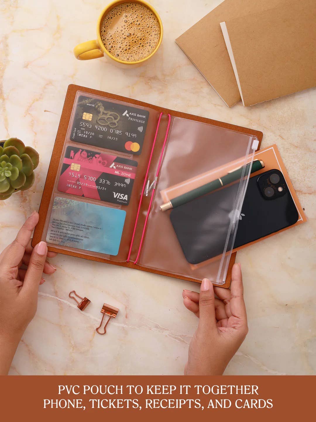 Doodle - Wholesale Journal/Diary - 7.90 x 5.00in -  Refillable Travel Journal with zipper pouch5