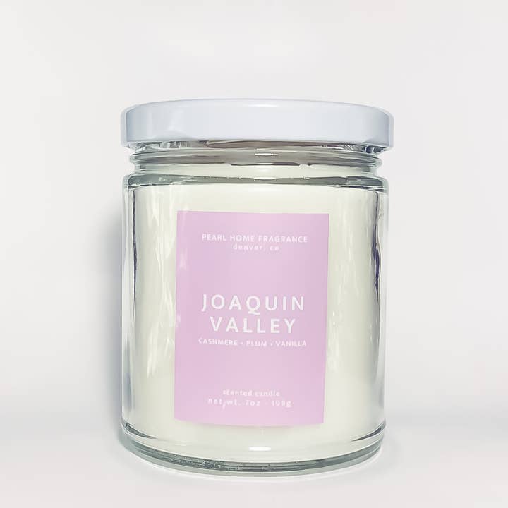 Joaquin Valley - Cashmere Plum - Scented Container Candle for wholesale by Pearl Home Fragrance