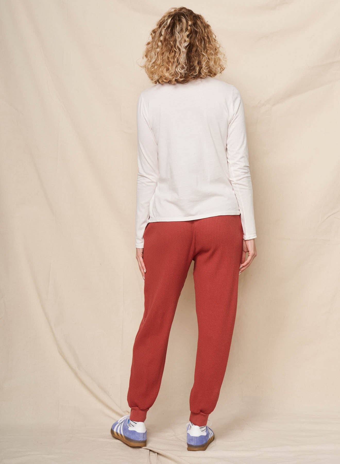 Sundry Mon Amour Long Sleeve Crew in Oyster for wholesale on Faire5