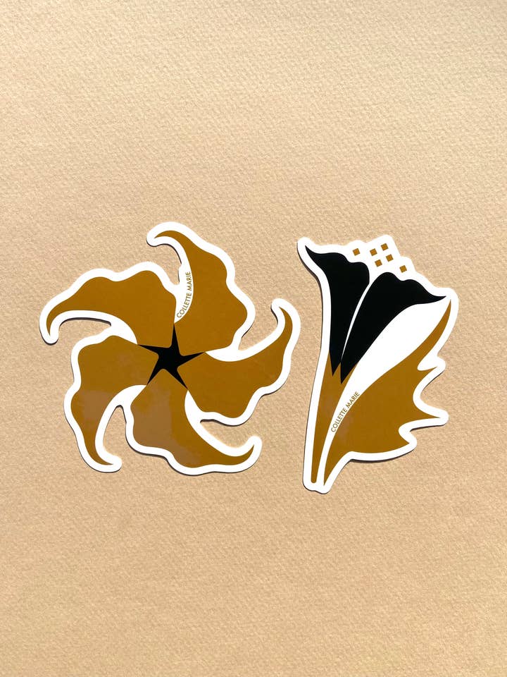 Datura Decals for wholesale by Cōllette