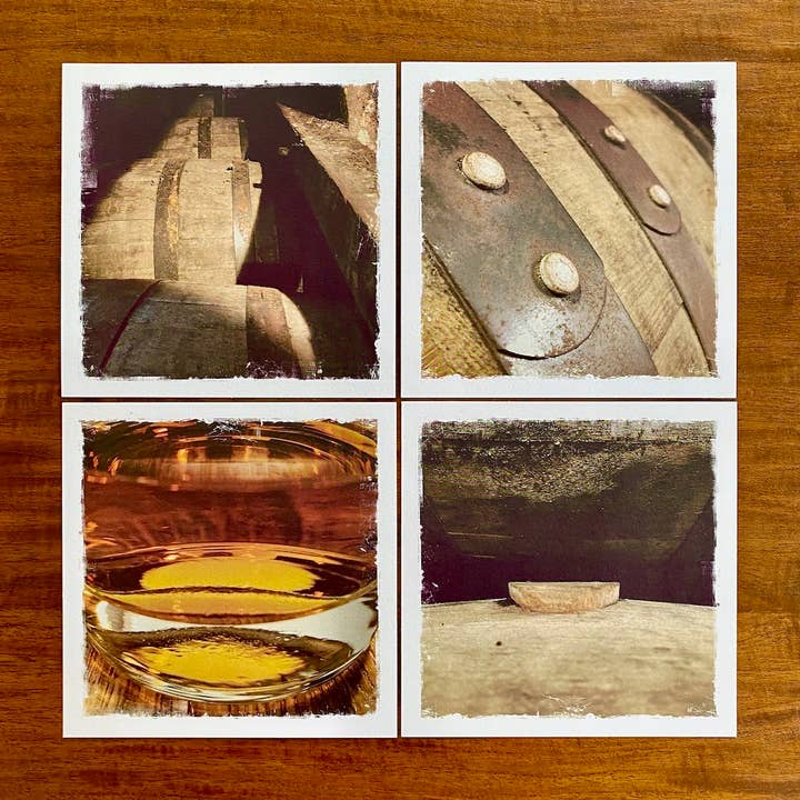 Bourbon Card Set of 12 for wholesale by Whispered Light Greeting Cards