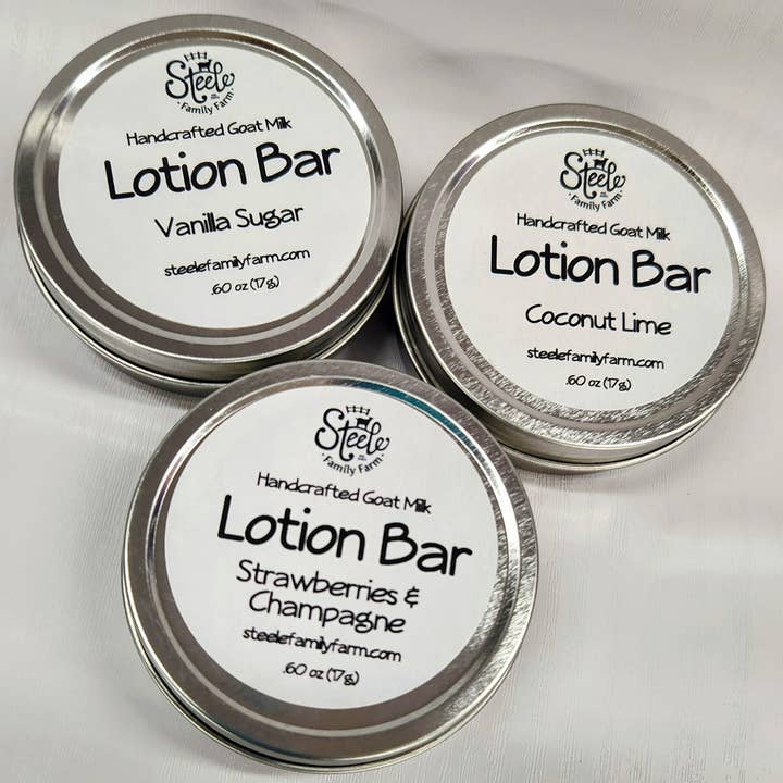 Steele Family Farm - Vente Lotions solides - Baume hydratant au lait de chèvre0