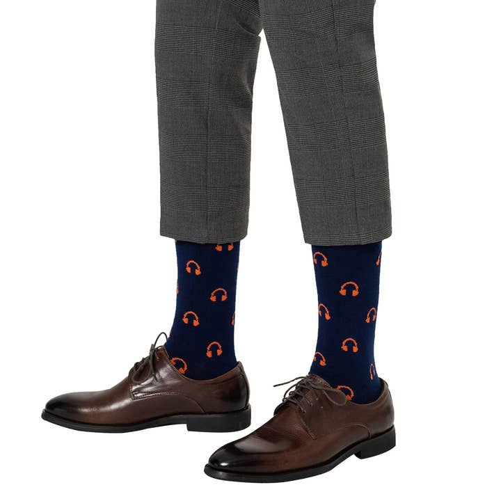 AusCufflinks - Wholesale Socks – Men's - Headphones Socks5