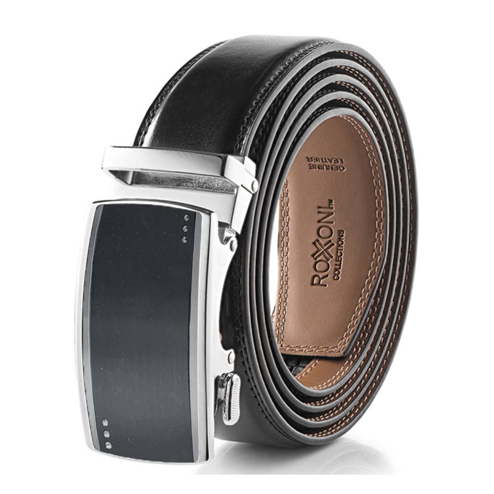 Roxoni - Wholesale Belt - Men's - Men’s Genuine Leather Ratchet Belt with Automatic Buckle23