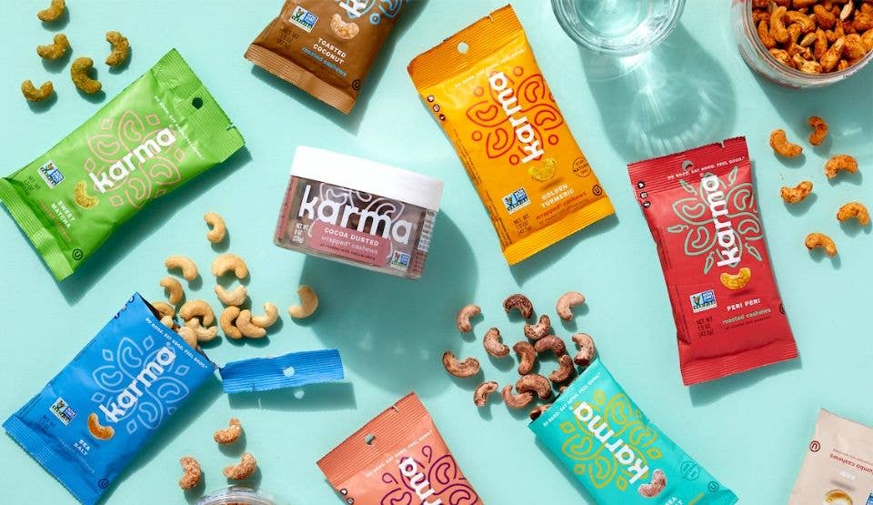 Karma Nuts - Wholesale Nuts - Toasted Coconut Roasted Cashews 1.5oz1