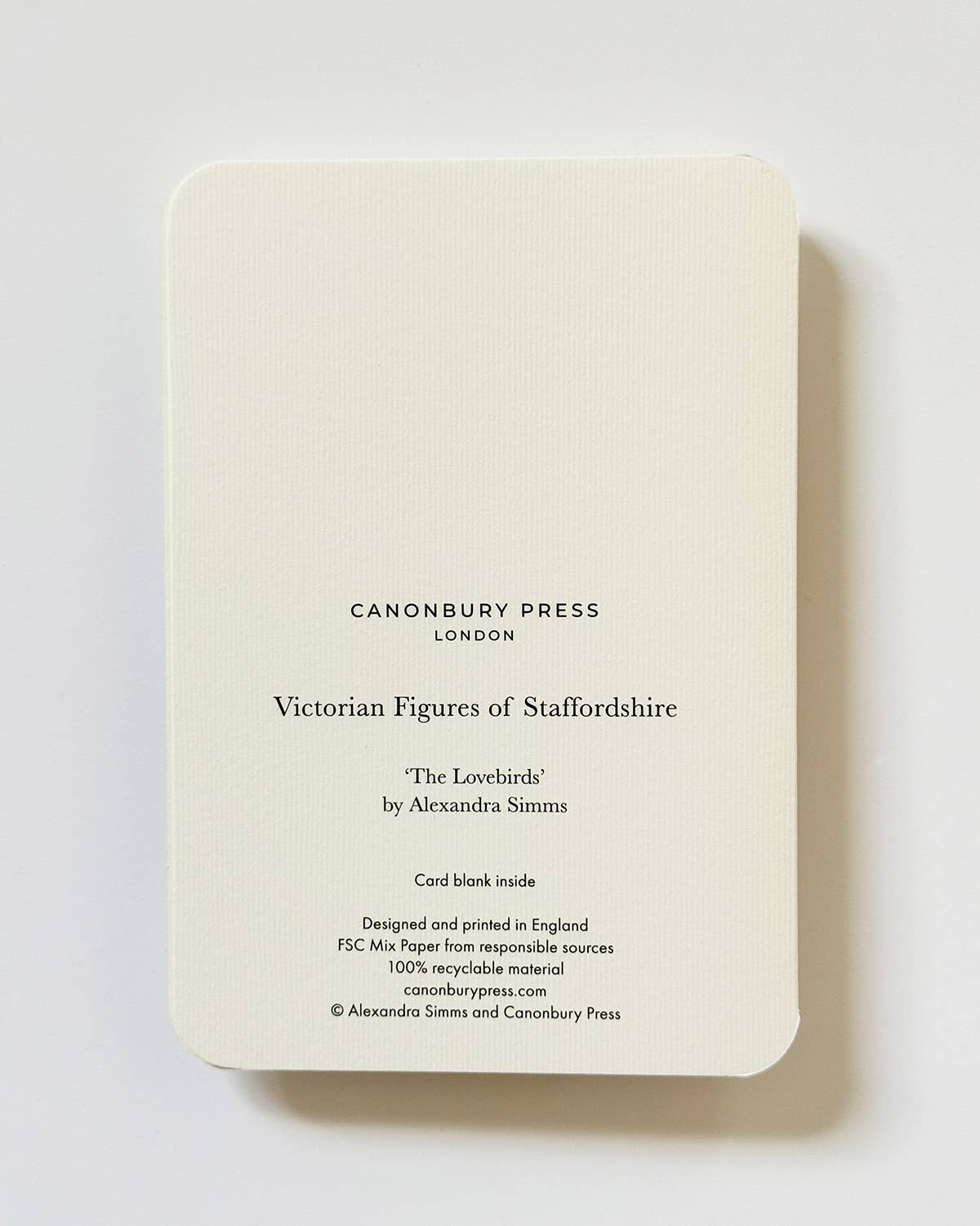 Canonbury Press - Wholesale Love Card - The Lovebirds Greeting Card | Birthday Card | Elegant Cards3