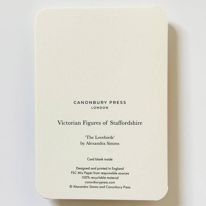 Canonbury Press - Wholesale Love Card - The Lovebirds Greeting Card | Birthday Card | Elegant Cards3