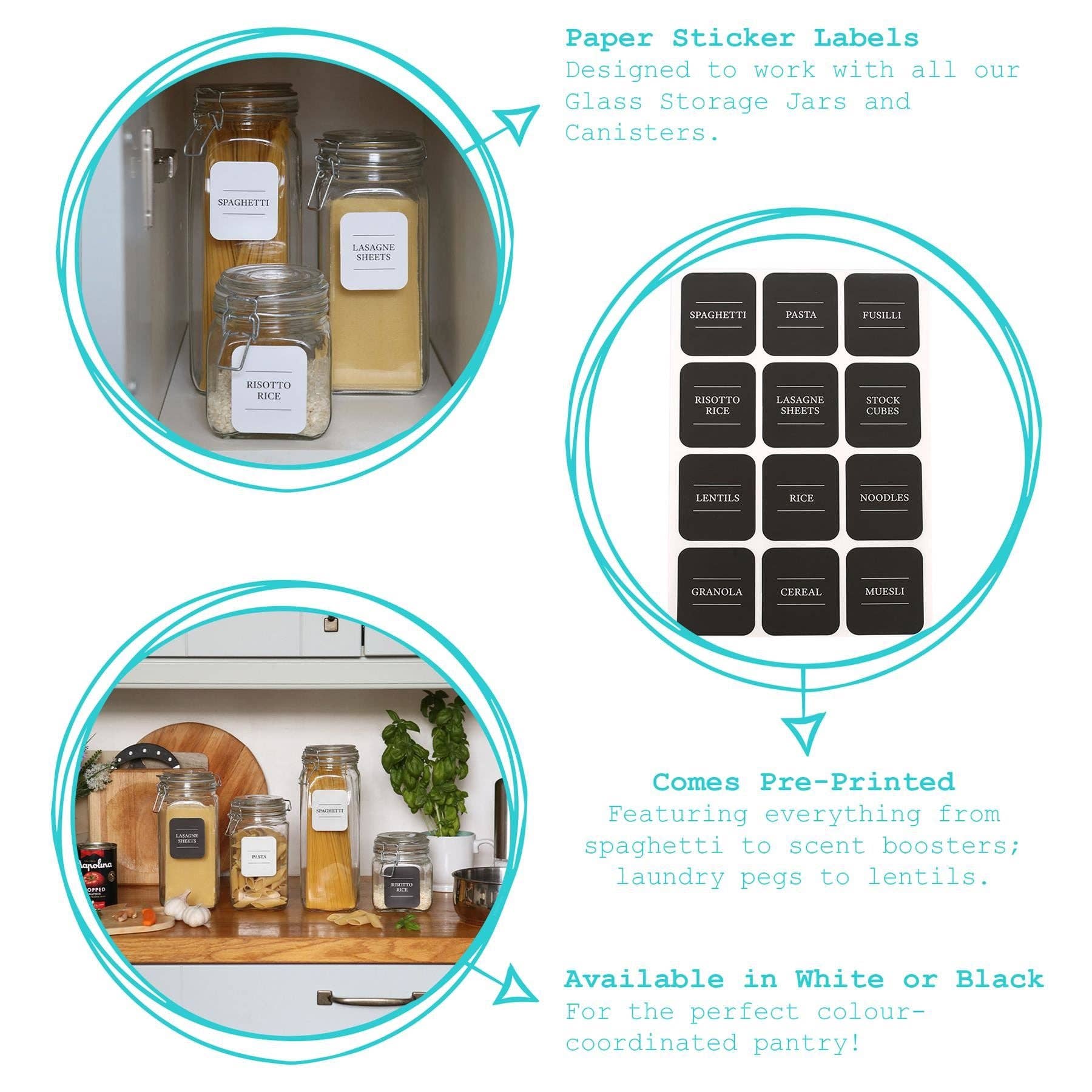 Rinkit Ltd – wholesale Food/beverage label – Storage Jar Labels - Pack of 36 Labels4