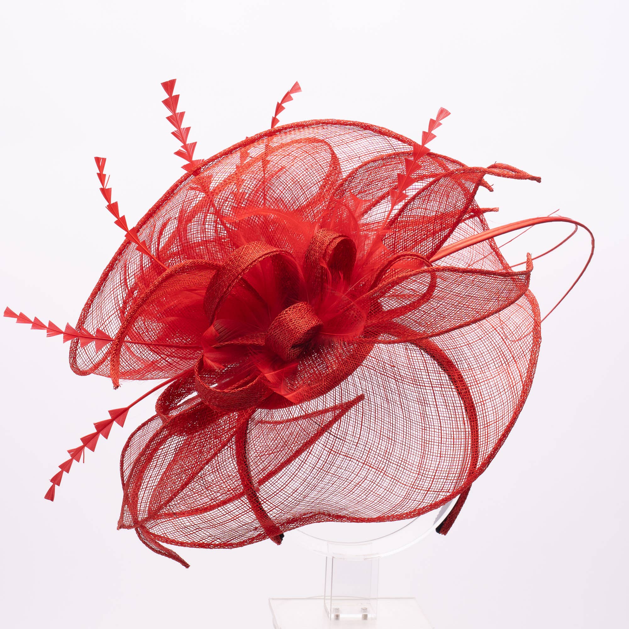 KaKyCo – wholesale Fascinator hat – Women's – Large Sinamay saucer fascinator headband | 1020884