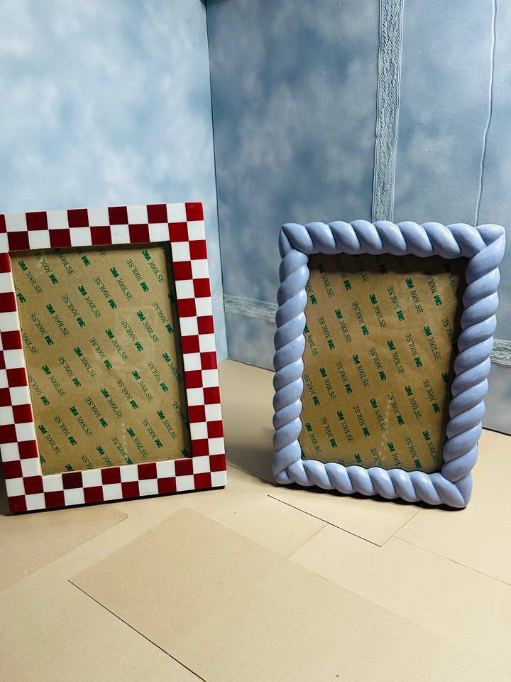 Self Finishing Needlepoint Frame 5x7" for wholesale by Bookshelf Anatomy, LLC