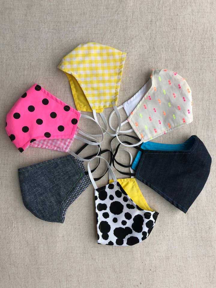 Cotton Face Masks with Filter Pocket for wholesale by abacaxi