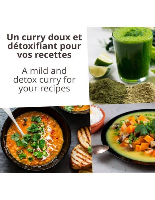 Khla - L'épicerie du Mékong – Especiarias secas por atacado – Curry Detox Orgânico em Pó - 100 g4