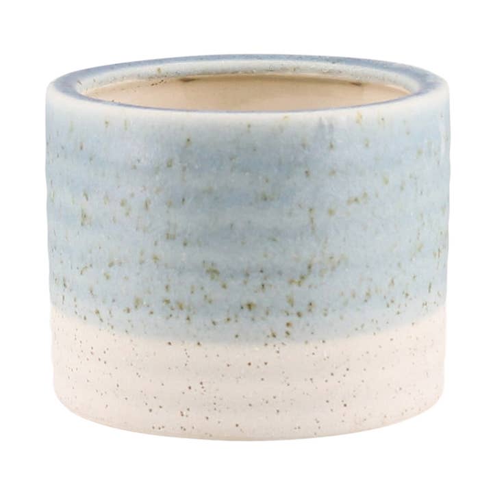 HomArt - Wholesale Plant Pot - Isle Cachepot, Ceramic - Sm - Light Blue0