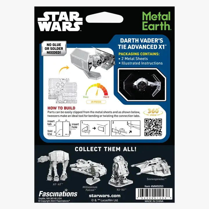 Professor Puzzle – wholesale DIY craft kit – Star Wars Darth Vader's TIE Fighter2