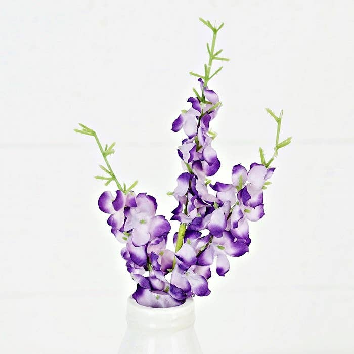 Holiday Depot Inc. - Wholesale Artificial Flowers - 29166- 12in Delphinium Pick-PUR1