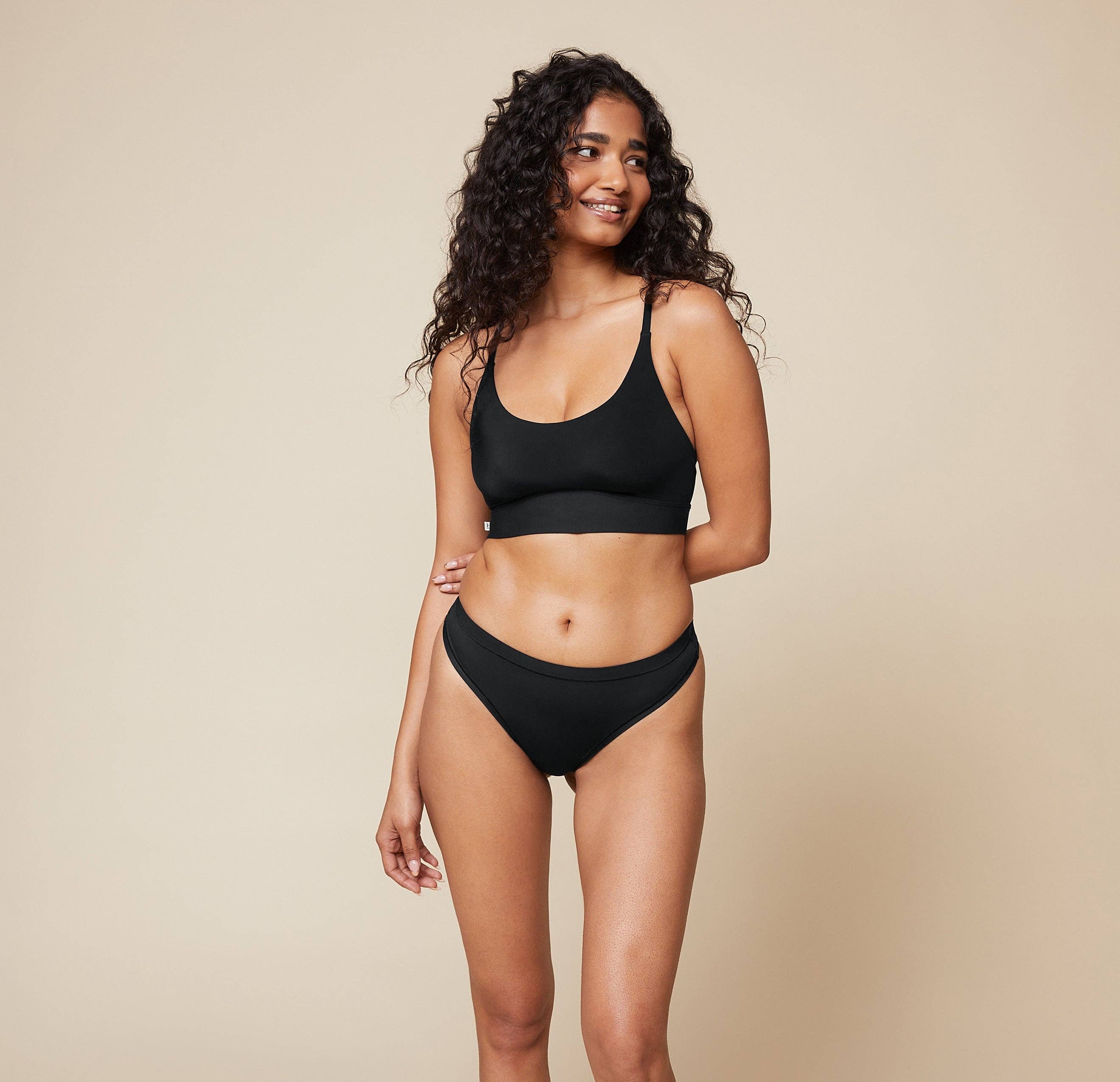 Bliss Racerback Bralette - Black for wholesale on Faire5