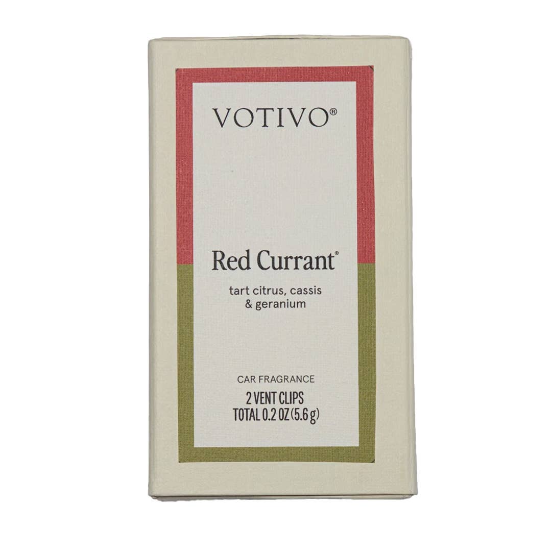 Votivo - Wholesale Car Freshener - Unisex - Red Currant Car Fragrance - 6 Pack0