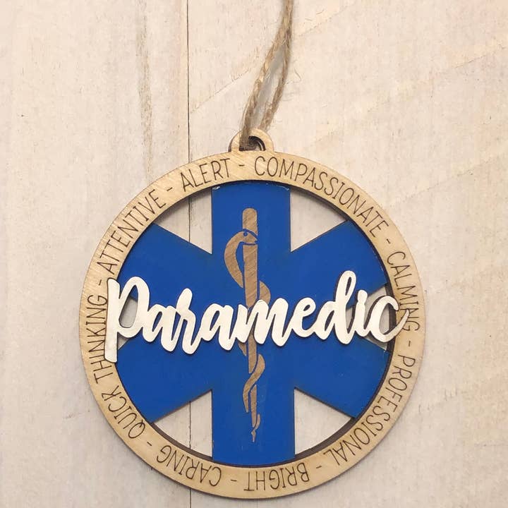 B.VerStrat Designs - Wholesale Ornament - Paramedic Ornament0