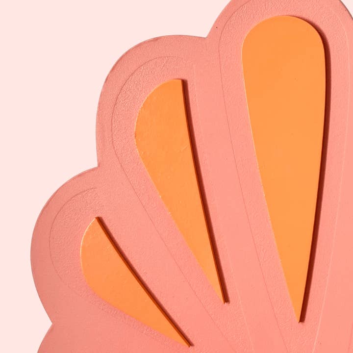 Dopamine Shelves&Decor - Wholesale Wall Mounted Shelf - Coral Pink Shell Shelf | Dopamine Decor Decorative Wall Shelf2