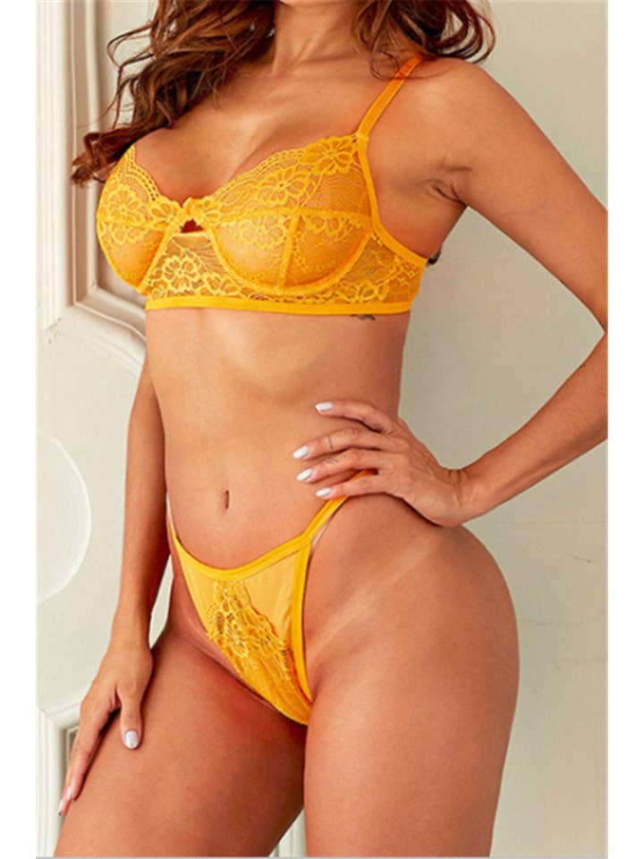 La Belle Fantastique - Vente Ensemble de lingerie – femme - La Belle Fantastique Lingerie Femme|Lingerie Sexy|Nuisette en dentelle| Lingerie mode|Soutien-gorge et culotte structurés L'histoire d'amour |Lingerie transparente6