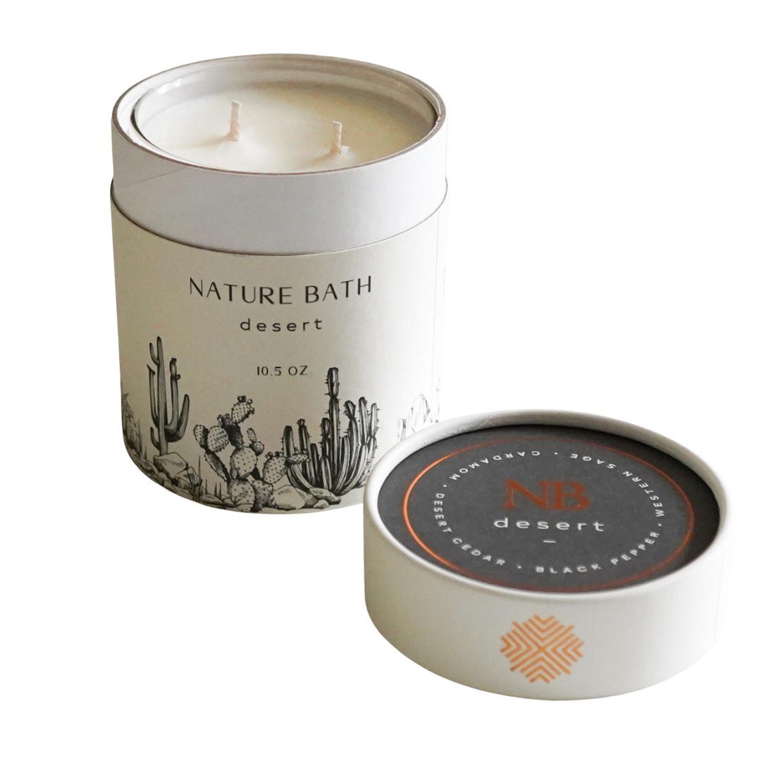 Ethics Supply Co. - Wholesale Jar/filled candle - Nature Bath Desert Candle1