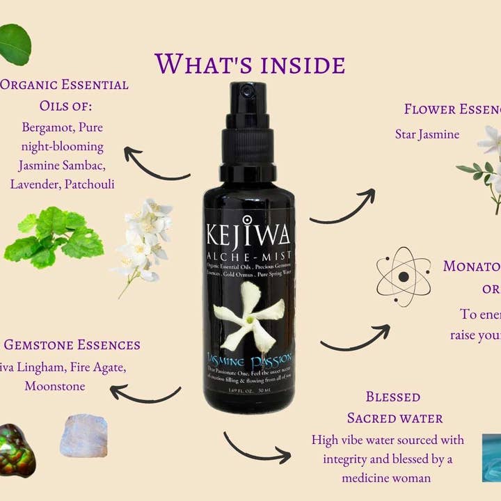 Kejiwa - Wholesale Aromatherapy Mist - Jasmine Passion Alche-Mist1