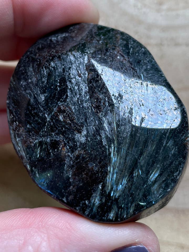 Astrophyllite Palm Stone for wholesale by Copper Ashes