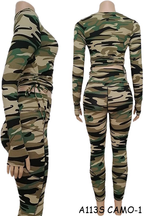 SSImport - Wholesale Activewear Set - Women's - A113S SPORTS YOGA POCKET LEGGINGS TOPS SETS MIX SIZES 12PCS9