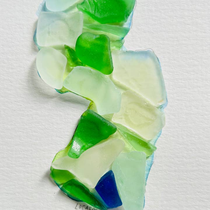 Sook & Hook - Wholesale Wall Decor - Kids & Baby - New Jersey State Sea Glass Silhouette2