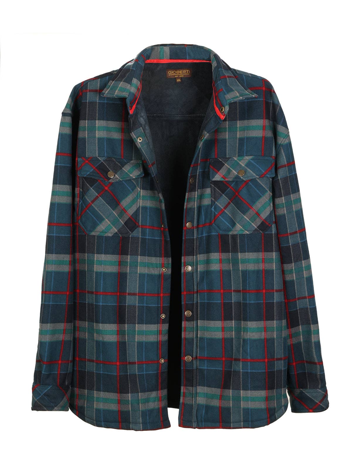 b-one inc – wholesale Shirt Jacket/Shacket - Men’s – Men's Checkered Flannel Shirt Jacket GB-FJ914