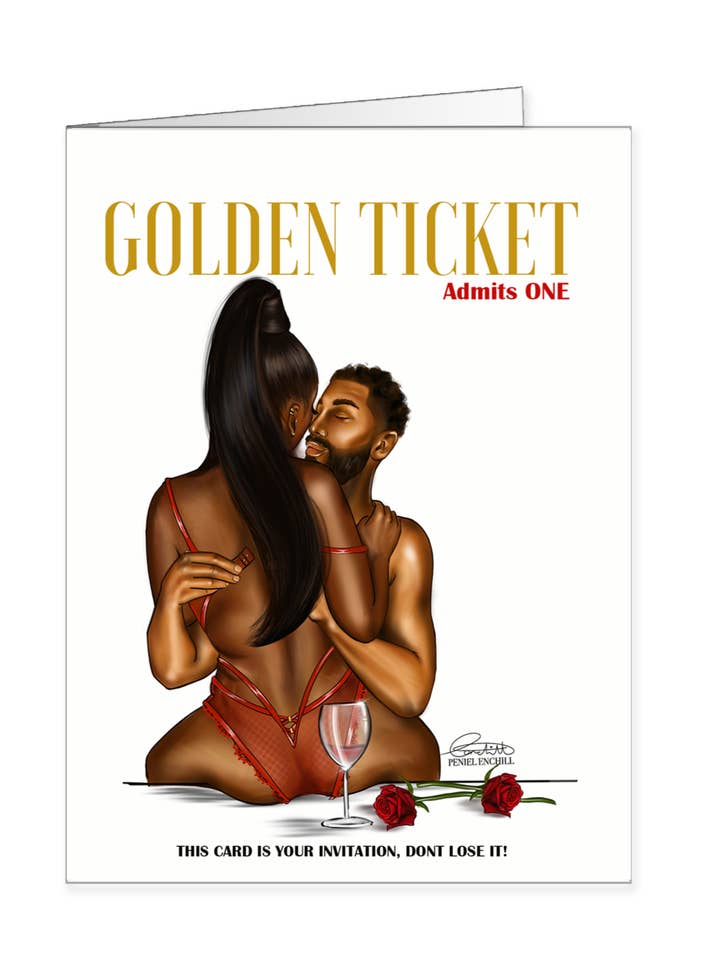 Bilhete Eliza Golden por atacado de Paper Penie