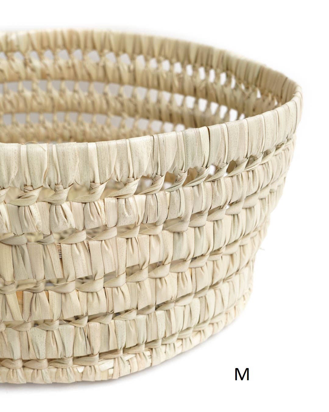 High crafty – wholesale Basket – Handcrafted Simple Round Basket – Natural Palm – Christmas 10