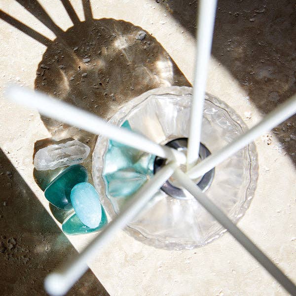 Silk oil of Morocco – Engroshandel Gaveposesæt/pakke – Blå Aura Crystal DELUXE BÆREHÆNG3