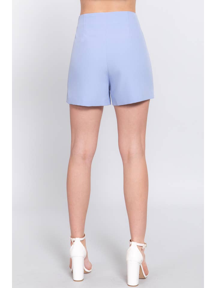 Active Basic | Active USA - Wholesale Shorts - Women's - Highwaist Pinktuck Detail Shorts32