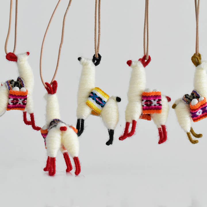 Tiny Llama Ornaments - Set of 5 for wholesale by Celina Mancurti, LLC
